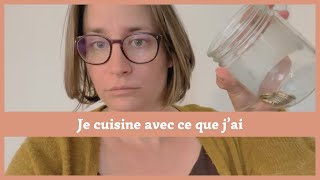 DÉFI 🍝 Je cuisine avec ce que jai 🥫 JOUR 1 [upl. by Lalittah]