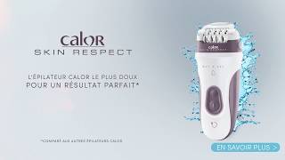 CALOR SKIN RESPECT EP8020C0  Épilateur  Ladyshave  Vidéo produit Vandenborrebe [upl. by Nohtan]