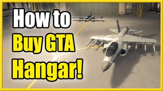 How to Buy Hangar for Planes in GTA 5 Online Best Tutorial [upl. by Marte]