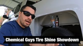 Chemical Guys Tire Kicker Tire Shine Review And Comparison With VRP [upl. by Sauncho]