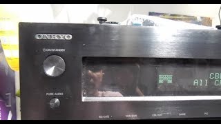 HOW TO REST ONKYO Receiver Factory Reset fix [upl. by Joashus]