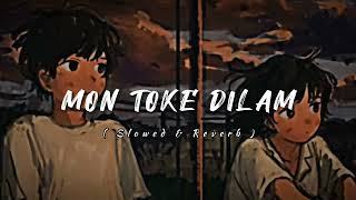 Mon Toke Dilam  মন তোকে দিলাম  ❤️🥀  LoFi Song ✨  Slowed and Reverb Song [upl. by Siramaj]