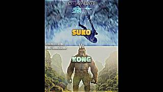 Kong vs Suko kongskullisland vsedit vsbattle kaiju kaijubattle godzillaxkong suko wisedit [upl. by Submuloc]