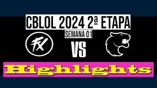 FLUXO VS FURIA  CBLOL 2024  Highlights [upl. by Nomi314]