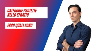 Categorie Protette nello Sfratto ecco quali sono [upl. by Aneeram574]