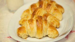 AUTÉNTICO Croissants francés con mantequilla [upl. by Noterb938]