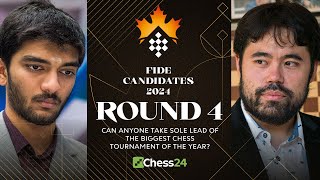 FIDE Candidates 2024 Rd 4  Gukesh Fabiano amp Ian Lead The Field Hikaru v Pragg Brings On The Heat [upl. by Ajdan]