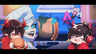 Reacting to amalee cyyu singing hells greatest dad Hazbin Hotel [upl. by Ecnerual]