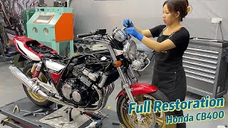 Full Restoration Honda CB400  1994 Timelapse [upl. by Corine]