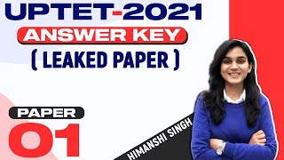 UPTET2021 Answer Key🔑 Leaked Paper  CDP by Himanshi Singh [upl. by Nilrah]