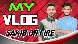 Dhaka । My Vlog । My First Vlog । Sakib On Fire । Dhaka Bangladesh । Viral Video [upl. by Enytsuj496]