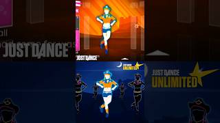 Short Comparison  Cotton Eye Joe  Just Dance x Just Dance Unlimited [upl. by Sylvan856]