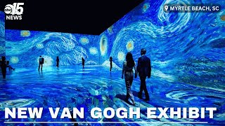 Immersive Van Gogh exhibit opens in Myrtle Beach [upl. by Etteniotnna148]