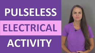 Pulseless Electrical Activity PEA ECG Rhythm Interpretation Nursing NCLEX ACLS Review [upl. by Benenson]