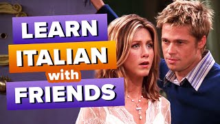 Learn Italian with TV  The Friends “I Hate Rachel” Club [upl. by Schild]