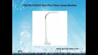 OttLite L24554 Task Plus Floor Lamp review [upl. by Noskcaj]