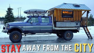 I Got Kicked Out  This Is Why I Dont Truck Camp in Cities Anymore  Vanlife in Anchorage Alaska [upl. by Ettenajna610]