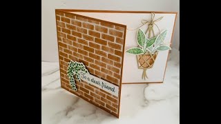 Stampin’Up Plentiful plants Thank you card [upl. by Eiralc751]