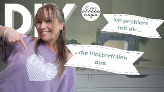 PlotterFolien Test ✨️ DIY 🎬 51 [upl. by Lrigybab]