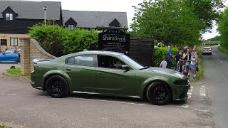 LOUDMuscle Cars Leaving a car meet 2021 [upl. by Medora]