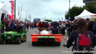 following Mazda 787B on my bicycle at 24h of Le Mans 2013 idle  revving [upl. by Haisi]