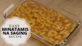 Minatamis na Saging Recipe [upl. by Ahsek983]