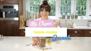 Super Easy Homemade VEGAN Granola [upl. by Aneala]