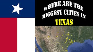 Texas Top 100 Cities  2024 Population Estimates [upl. by Ocnarf]