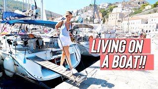 I LIVED ON A BOAT FOR A WEEK [upl. by Wahl]