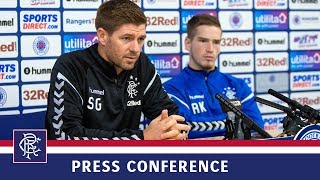 PRESS CONFERENCE  Steven Gerrard amp Ryan Kent  26 Feb 2019 [upl. by Irroc]