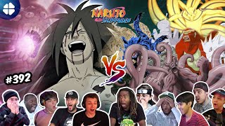 MADARA vs Bijuus Reaction Mashup 🔥  Shippuden 392 ナルト 疾風伝 海外の反応 [upl. by Marcia]