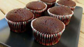 Chocolate Cupcake Recipe  Chocolate Cupcakes [upl. by Ayikan]