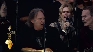 Neil Young  Rockin In The Free World Live 8 2005 [upl. by Corny]