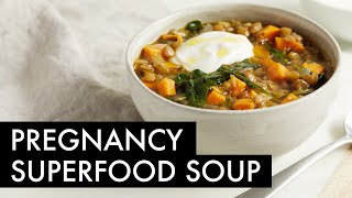 Pregnancy Superfood Lentil Soup  OnePot Meal For Prenatal Health [upl. by Leugimesoj]