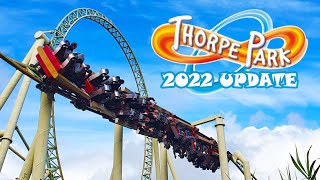 THORPE PARK 2022 Full Walkthrough  Every Area Ride and Attraction March 2022 4K Ultra Wide [upl. by Namar]