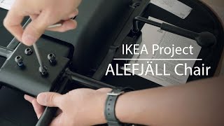 IKEA Project  ALEFJÄLL Chair  Step by Step  ASMR [upl. by Jock]