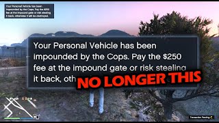 How to get Impounded Car BACK in GTA Online [upl. by Nala]