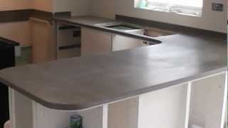 LG HIMacs Worktop in Verona by Prestige Work Surfaces Solid Surfaces Corian for Kitchens [upl. by Ilamad603]