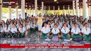 Tausala Online Announcement Avele College Old Pupils Association ACOPA [upl. by Otrebile]