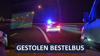 Politie  Gestolen bestelbus  Verdachte aangehouden  INFRA [upl. by Akemor]