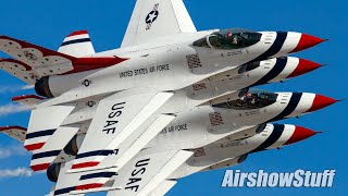 USAF Thunderbirds 2022 Final Performance  Nellis AFB Airshow 2022 [upl. by Blum]