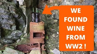 German bunker with unopened WW2 wine bottles inside and more AMAZING [upl. by Greenberg]