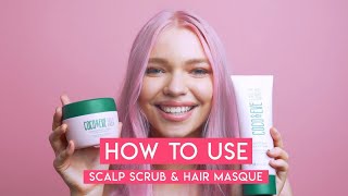 How to use Scalp Scrub  Mask Exfoliate amp Condition Dry Damaged Hair  Coco amp Eve [upl. by Kirsten]