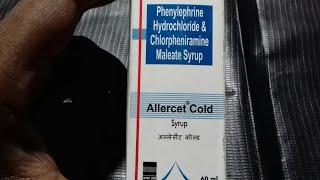 Allercet Cold Syrup Use And Side Effect Full Hindi Review [upl. by Anirhtak]