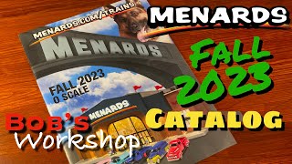 Menards O Scale Catalog Fall 2023 Trains Buildings DIECAST Lionel Williams MTH Gauge Paper Online [upl. by Redla]