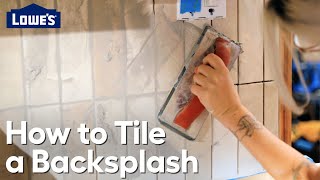 How To Tile a Backsplash  A StepbyStep Guide [upl. by Hatnamas359]