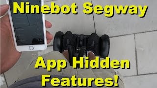 Hidden Secret features of the Ninebot APP for Segway minPRO  BEST Hoverboard 4K [upl. by Atirahs446]