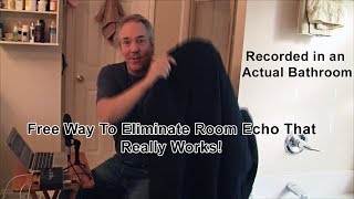 Weird But Free Way To Prevent Room Echo When Recording VoiceOvers [upl. by Hannis433]