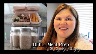 Day in the Life  Meal Prep and Pushing Through or trying to [upl. by Evvie]