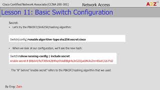 Basic Switch Configuration  11 [upl. by Goodman]